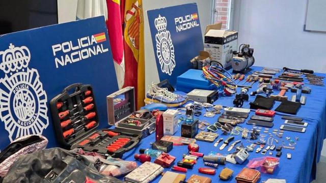 Efectos incautados.