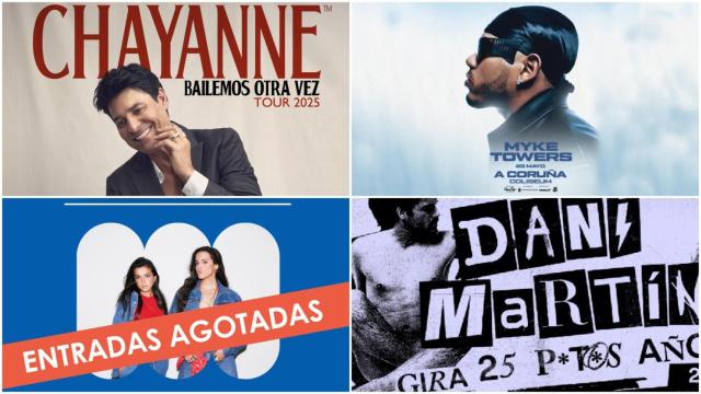 Chayanne, Myke Towers y Dani Martín: Estos son los grandes conciertos de mayo en A Coruña