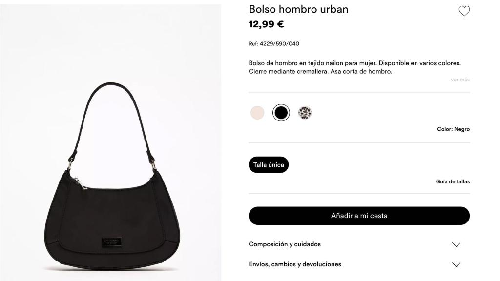 Bolso hombro urban.
