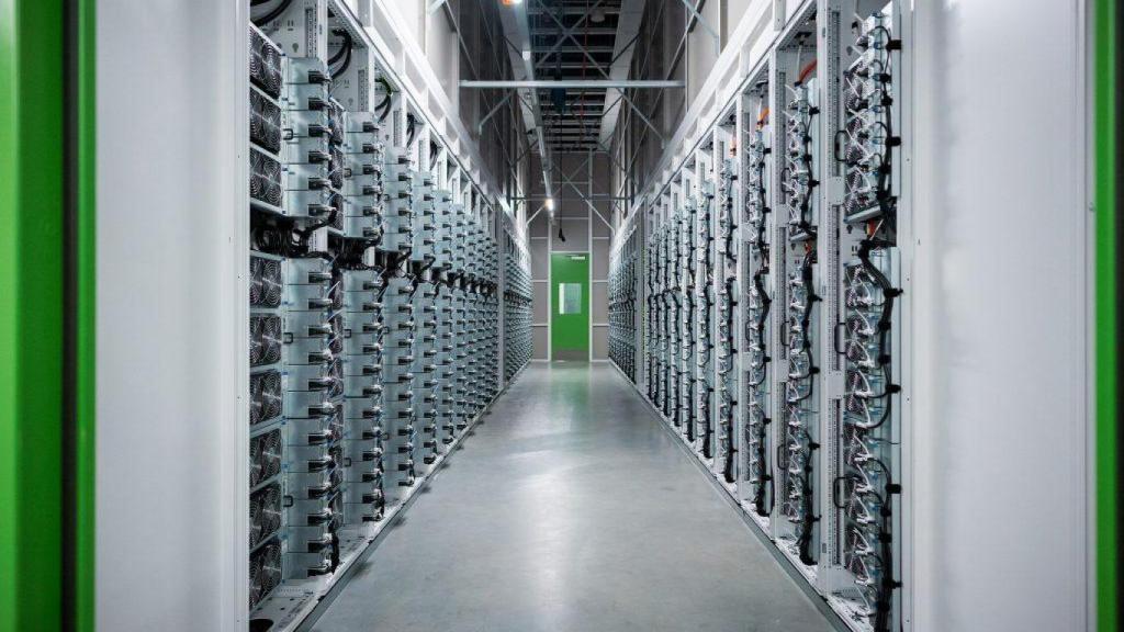 Interior de un centro de datos