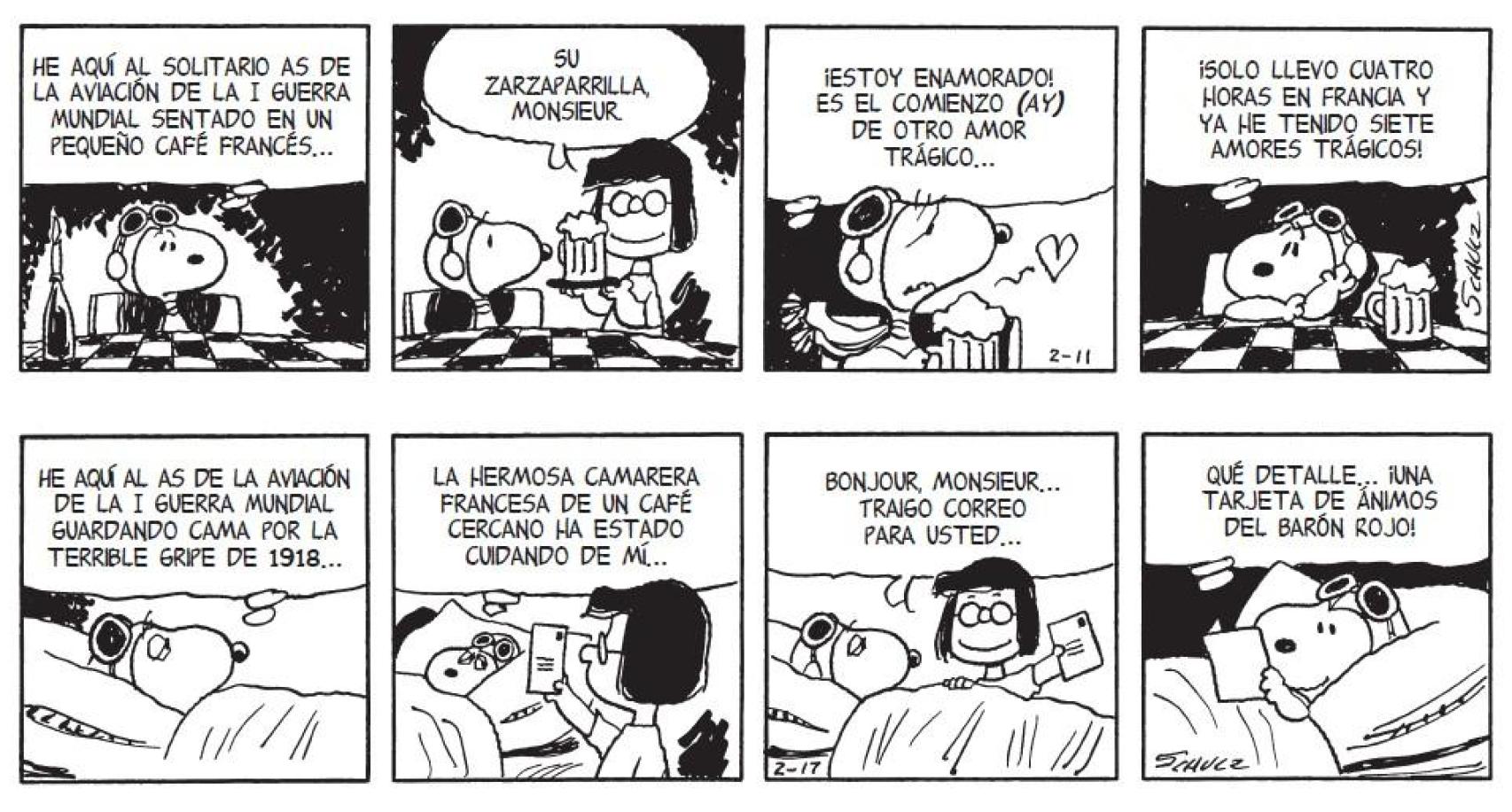 Tiras de 'Peanuts', de Charles M. Schulz