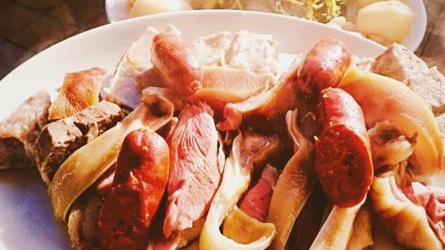 Un plato de cocido de Casa Celia.