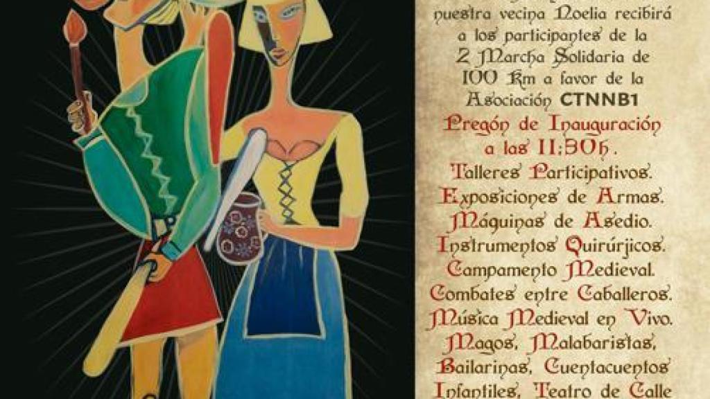 Cartel anunciador del Mercado Medieval de Tamajón.