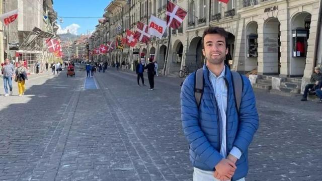 Bruno Vila, en Suiza.
