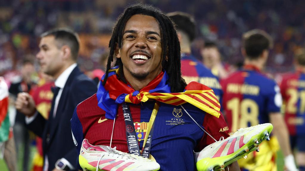Koundé, el héroe de la final de la Copa del Rey.