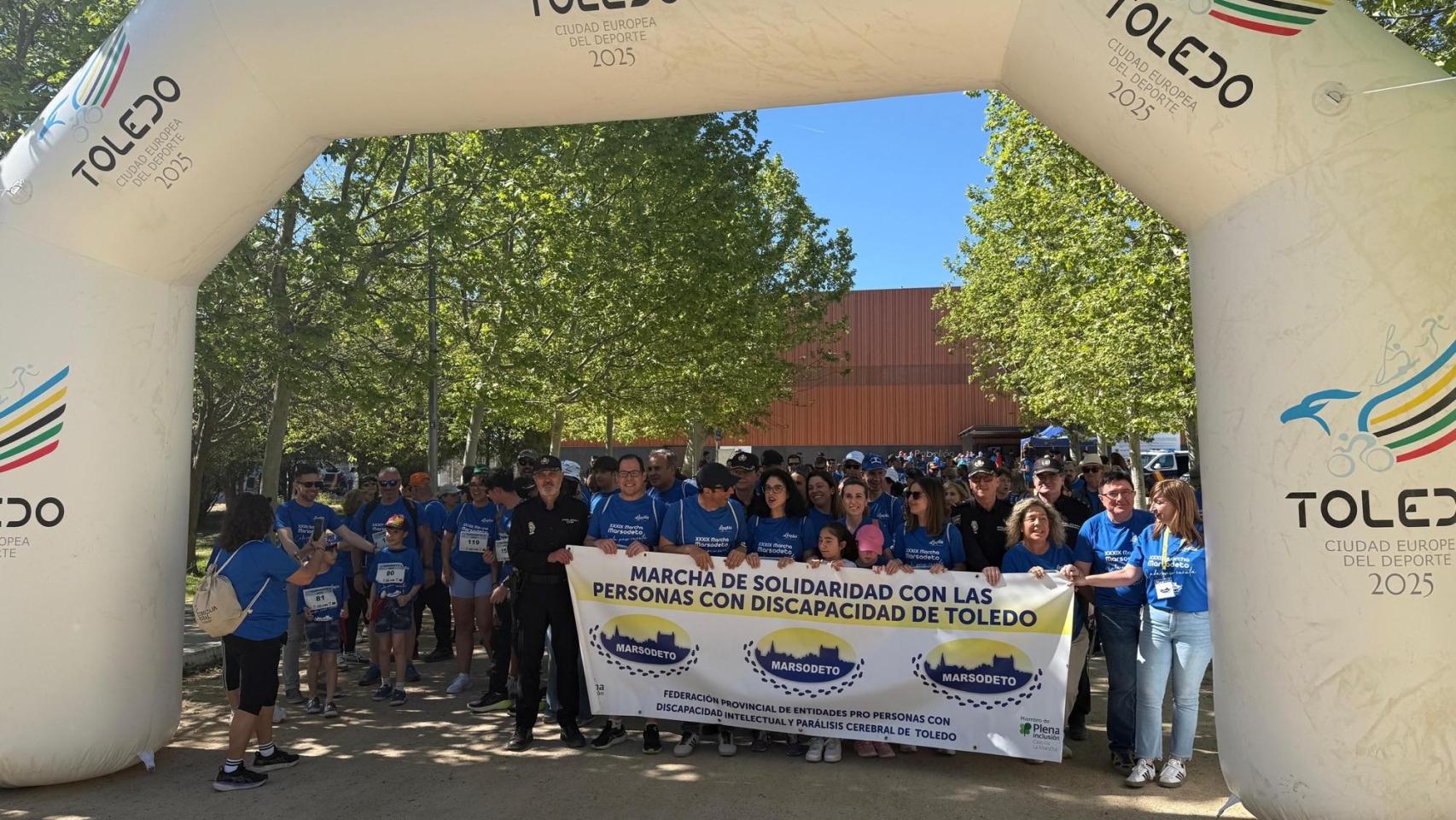 Cerca de 400 personas participan en Toledo en la 'Marcha de la Solidaridad' de MARSODETO