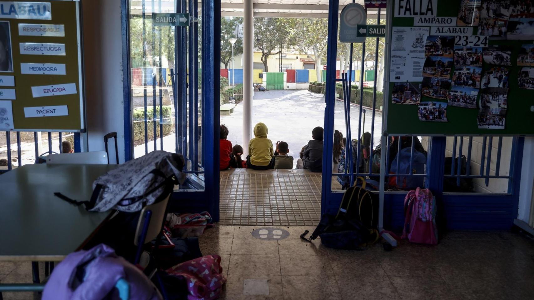 Imagen de archivo de un colegio de Valencia. Rober Solsona / Europa Press