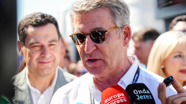 Alberto Núñez Feijóo, presidente del PP, en la última imagen de agencias disponible, en el GP de Jerez de motociclismo.