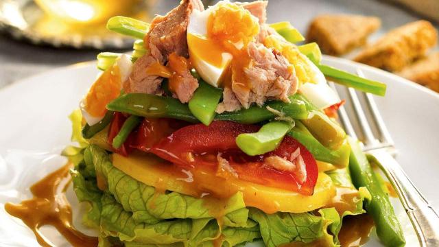 Timbal de ensalada.