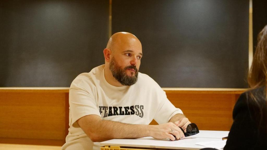 Niño de Elche entrevistado en el Pompidou (Málaga)
