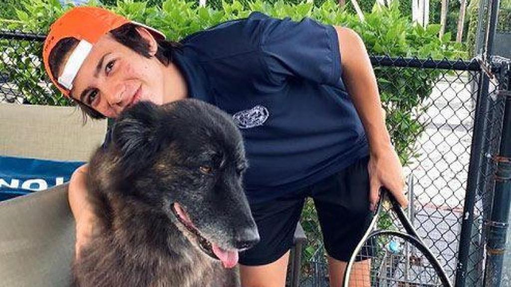 Guillermo Iglesias, el más joven de los hijos de Julio Iglesias, fotografiado por su hermana Victoria.