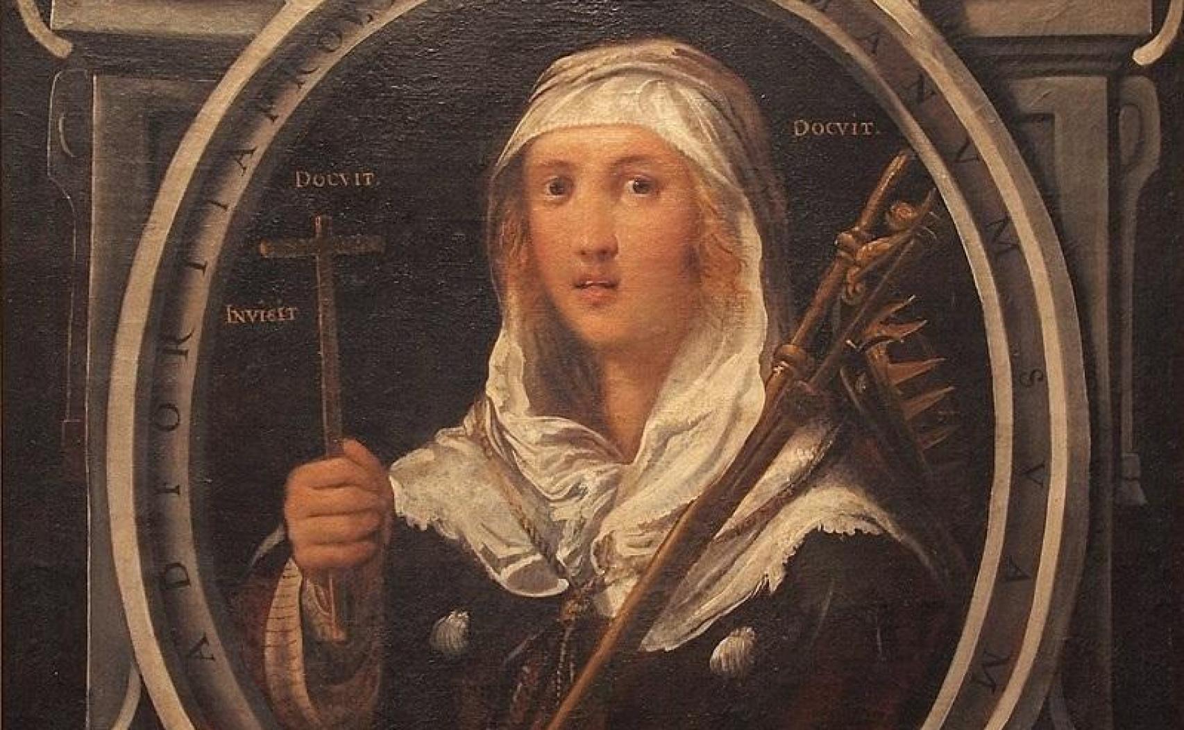 Juan de Roelas: 'Santa Walburga', hacia 605. Iglesia de San Miguel and San Julián, Valladolid