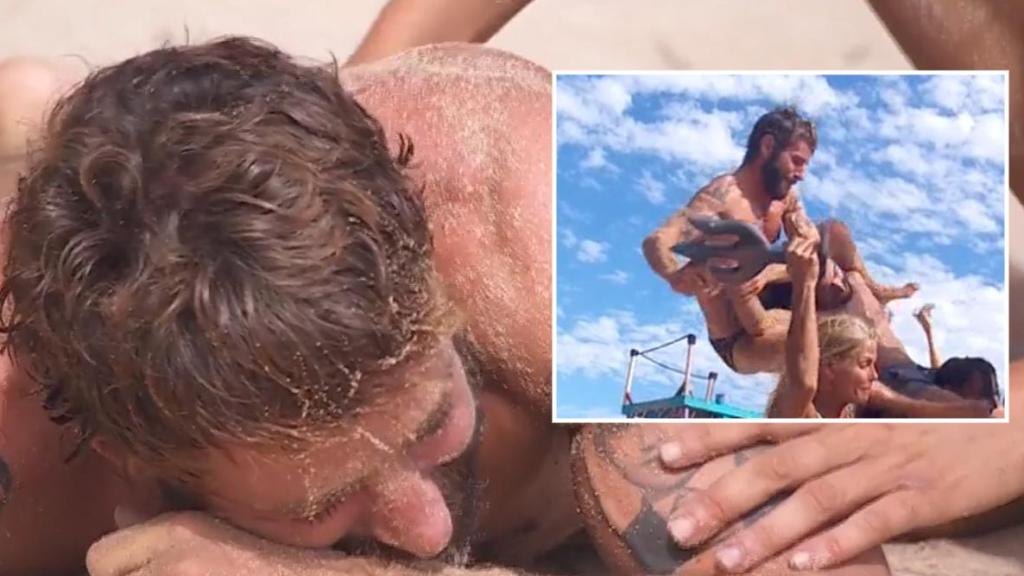 Pelayo Díaz sufre una brutal caída en 'Supervivientes 2025'.