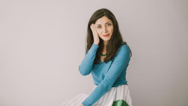 La premiada escritora, en un retrato para Magas.