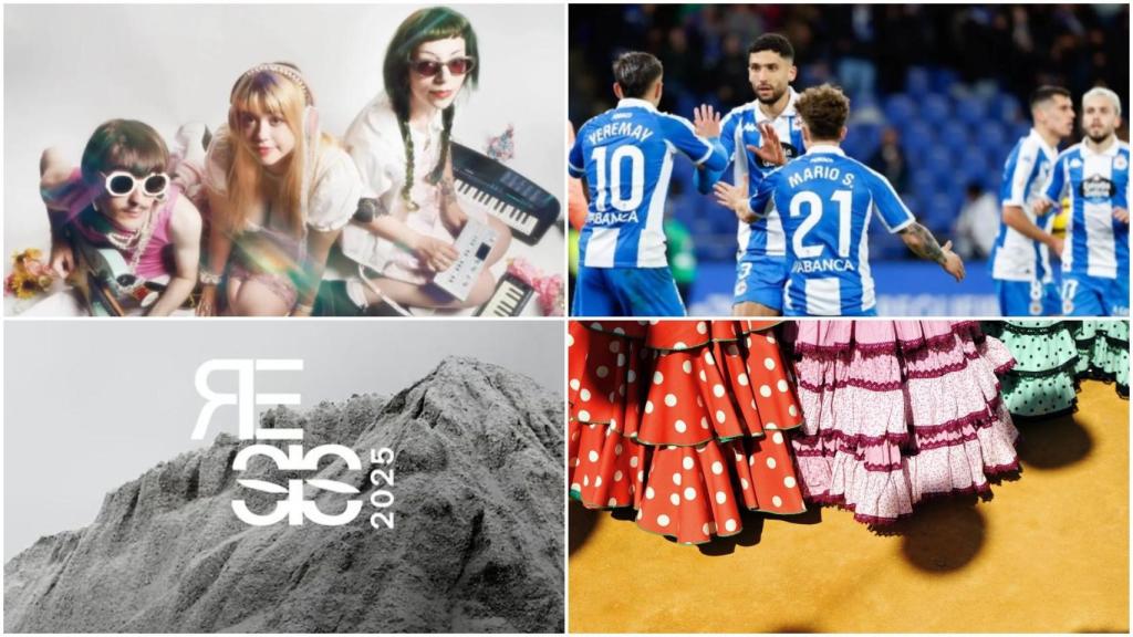 Qué hacer en A Coruña este fin de semana: conciertos, fútbol, Resis, teatro y más.