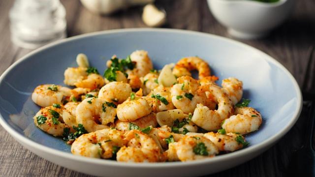 Unas gambas al ajillo.