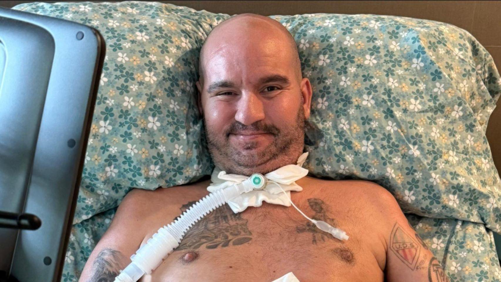 Jordi Sabaté Pons, enfermo con ELA y activista por los derechos de las personas con esta enfermedad.