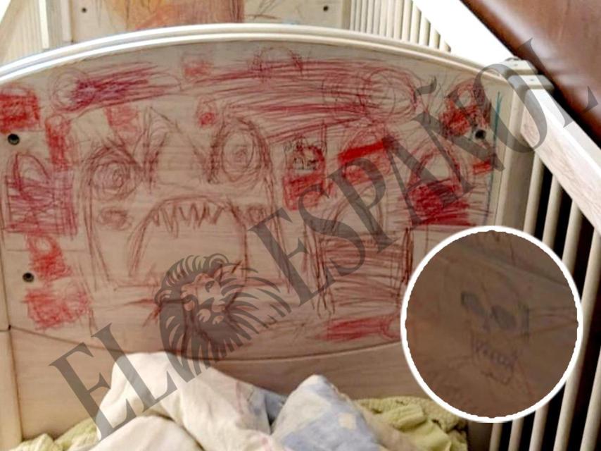 "Figuras pseudohumanas, ocho candados y bestias": lo que dicen los psicólogos de los dibujos de los hijos de Christian en Oviedo