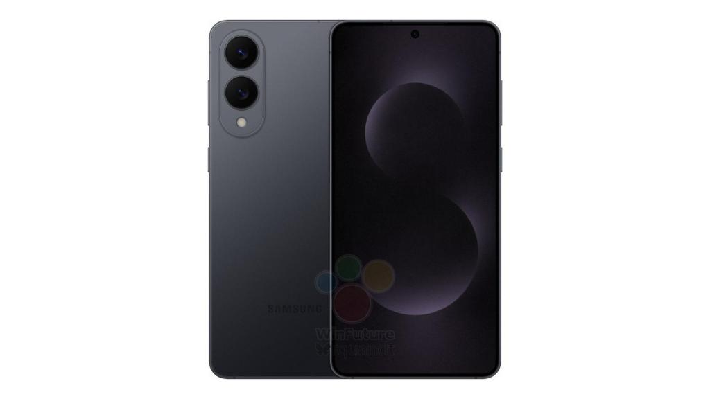Imagen renderizada filtrada del Samsung Galaxy S25 Edge