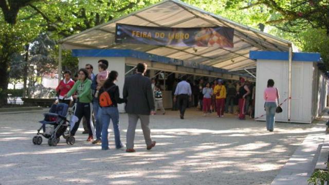 Anterior edición de la Feria del libro de Santiago.