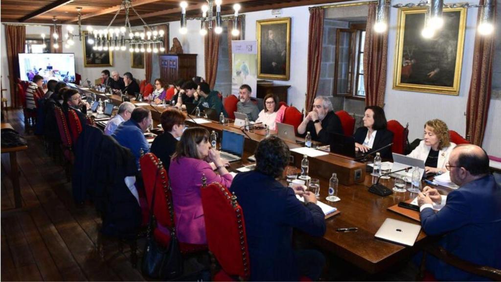 Consello de Goberno de la USC, celebrado el pasado miércoles.