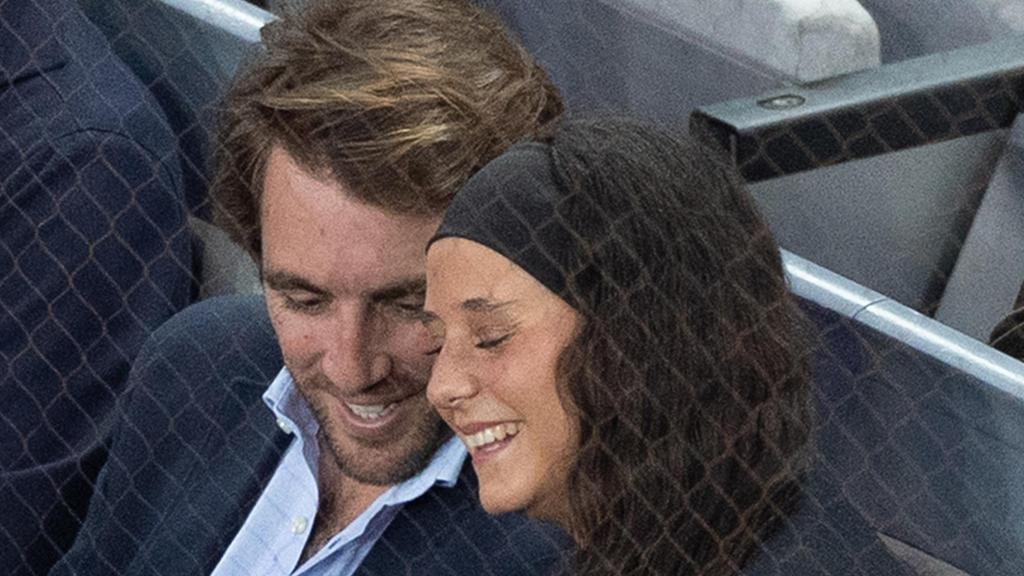 Victoria Federica y Borja Moreno Oriol, en Mutua Madrid Open 2025.