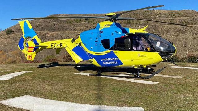 Helicóptero sanitario de Sacyl