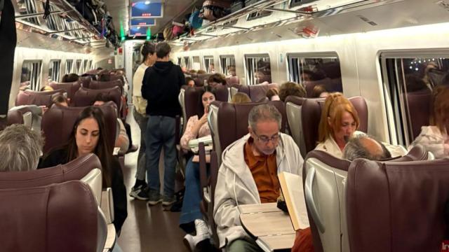 Uno de los trenes Iryo afectados por la incidencia.