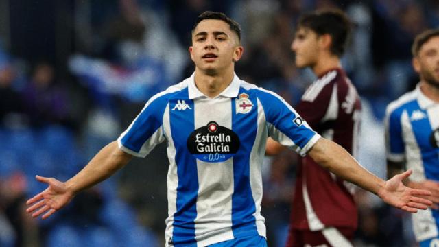 Yeremay Hernández en Riazor.