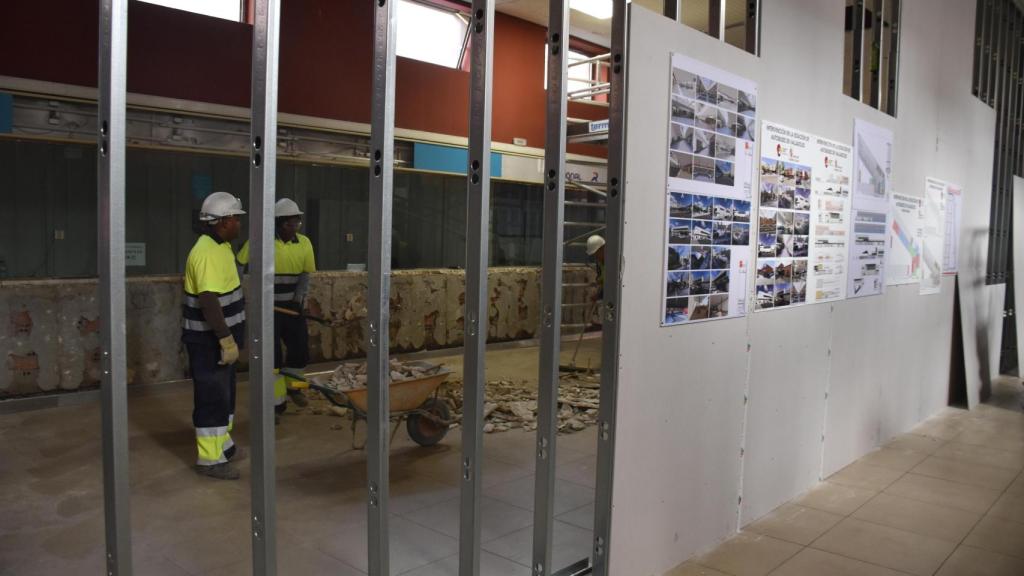 Obras en la estación de autobuses de Valladolid