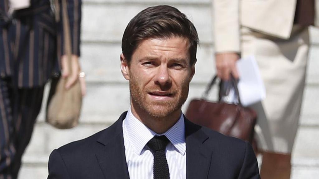 Xabi Alonso, llegando a los tribunales de Madrid en 2019.