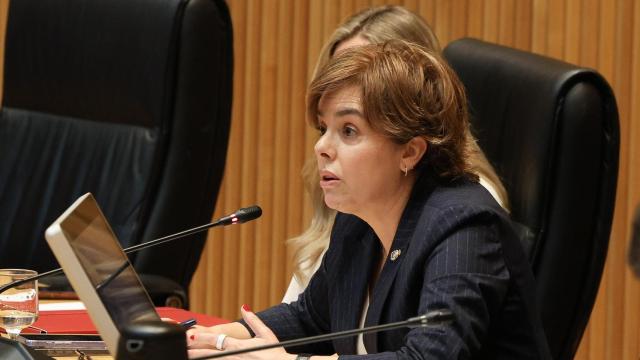 Soraya Sáenz de Santamaría, ante la comisión parlamentaria de la 'Operación Cataluña'