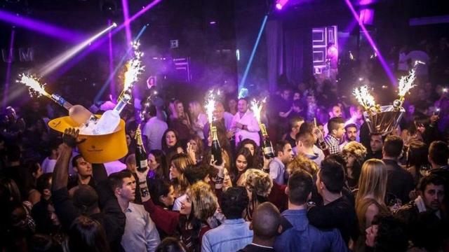 Una fiesta en la discoteca Opium de Madrid.