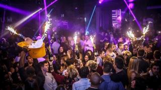 Una fiesta en la discoteca Opium de Madrid.