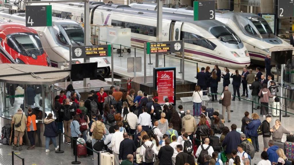Trenes detenidos en Málaga tras el robo