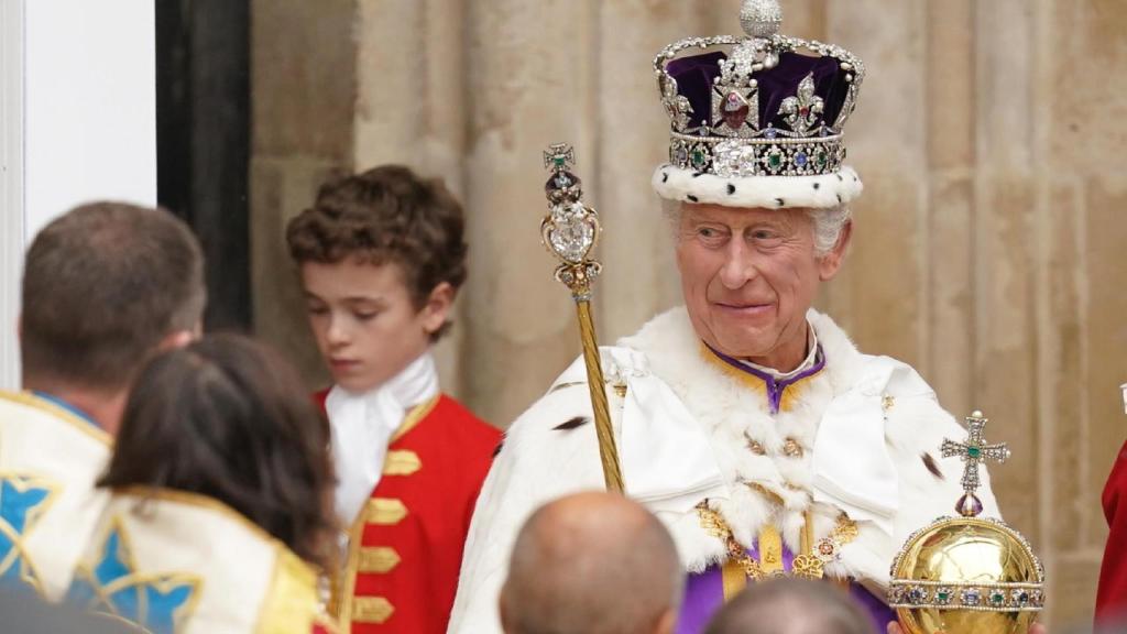 Carlos III, después de su coronación hace dos años.