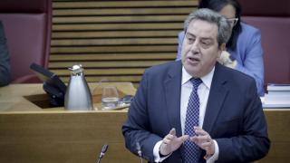 El portavoz de Vox en Les Corts Valencianes, José María Llanos. José Cuéllar / Corts