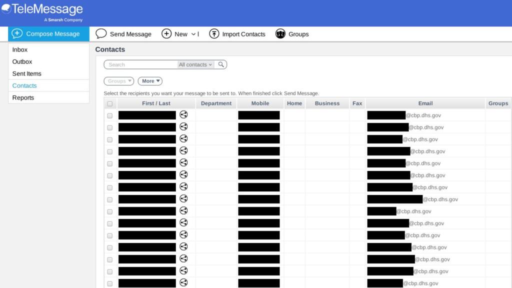 Captura de hackeo a TeleMessage
