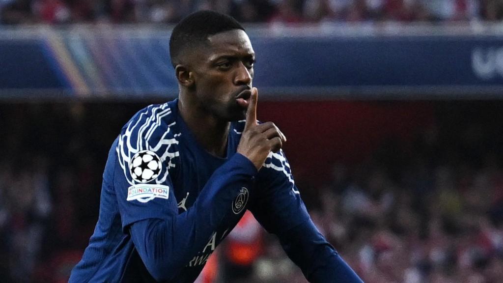 Ousmane Dembélé, con el PSG
