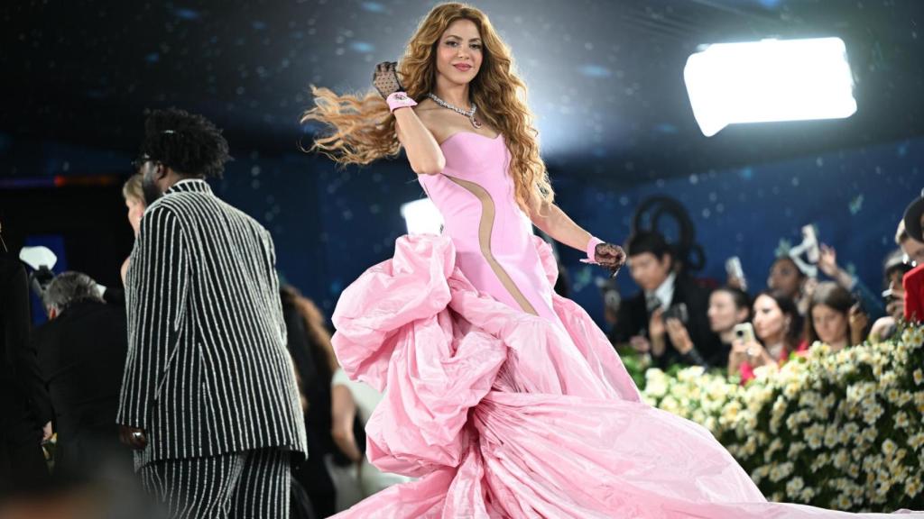 Shakira, at the Met 2025 gala.