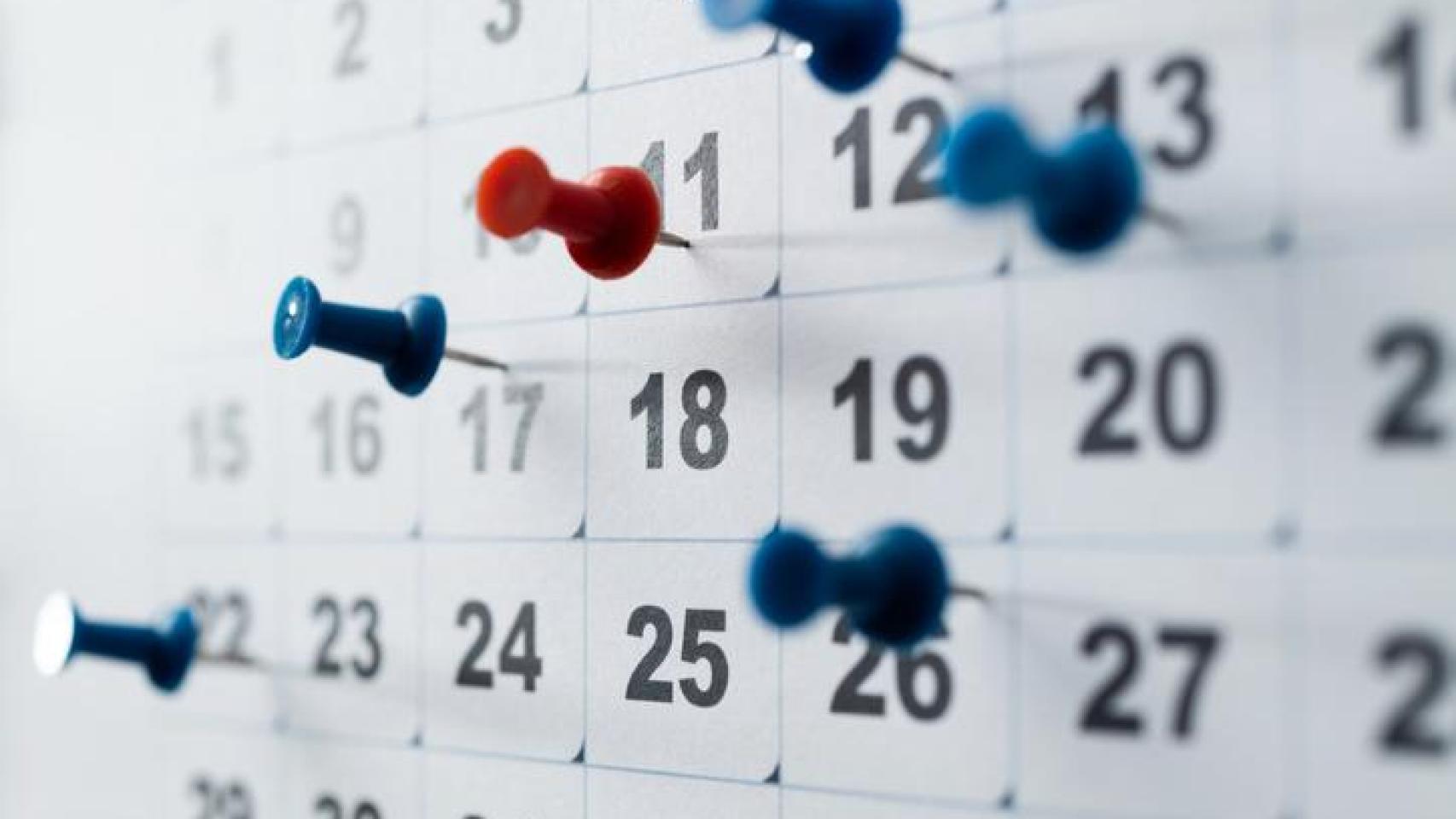 Calendario laboral.
