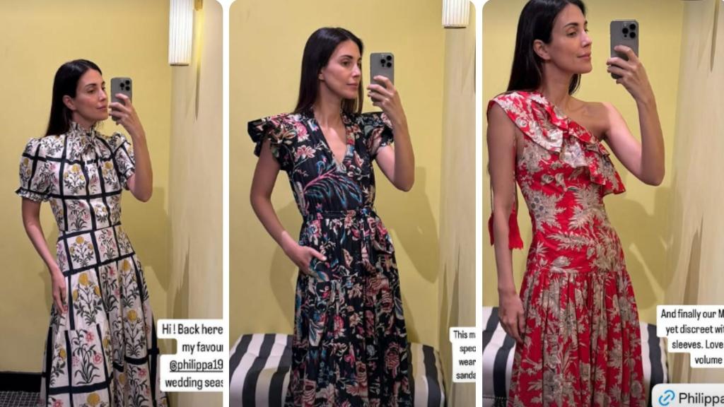Vestidos de Millie, Lea y Maya de Philippa 1970.
