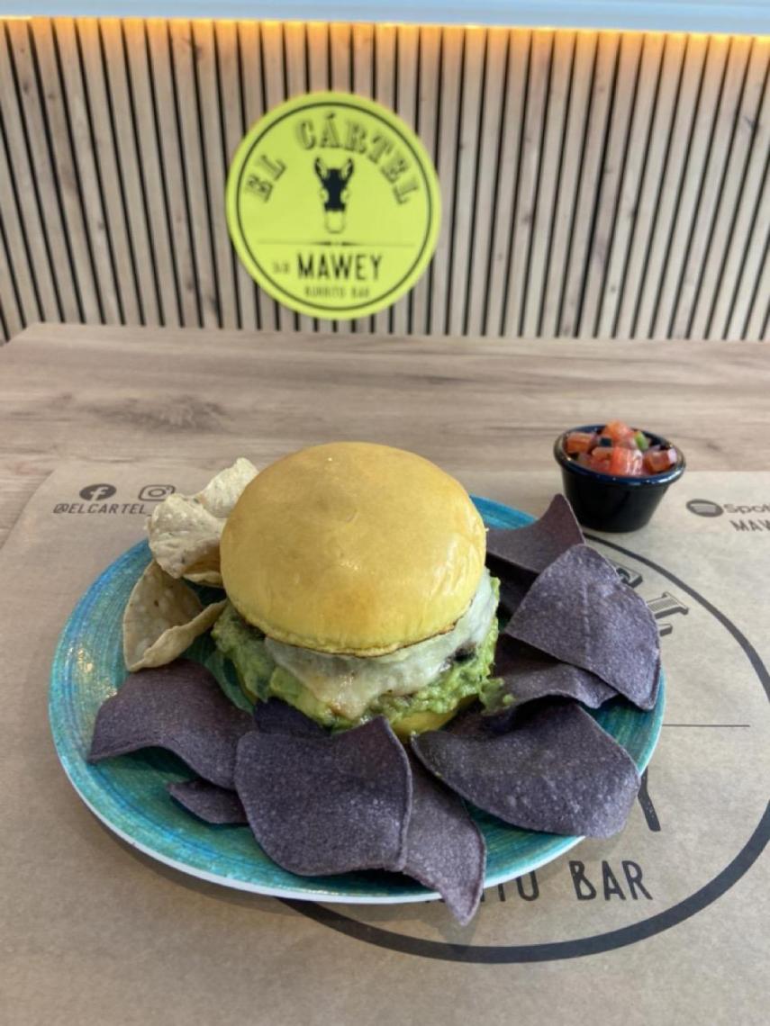 Las hamburguesas de El Cártel de Mawey.