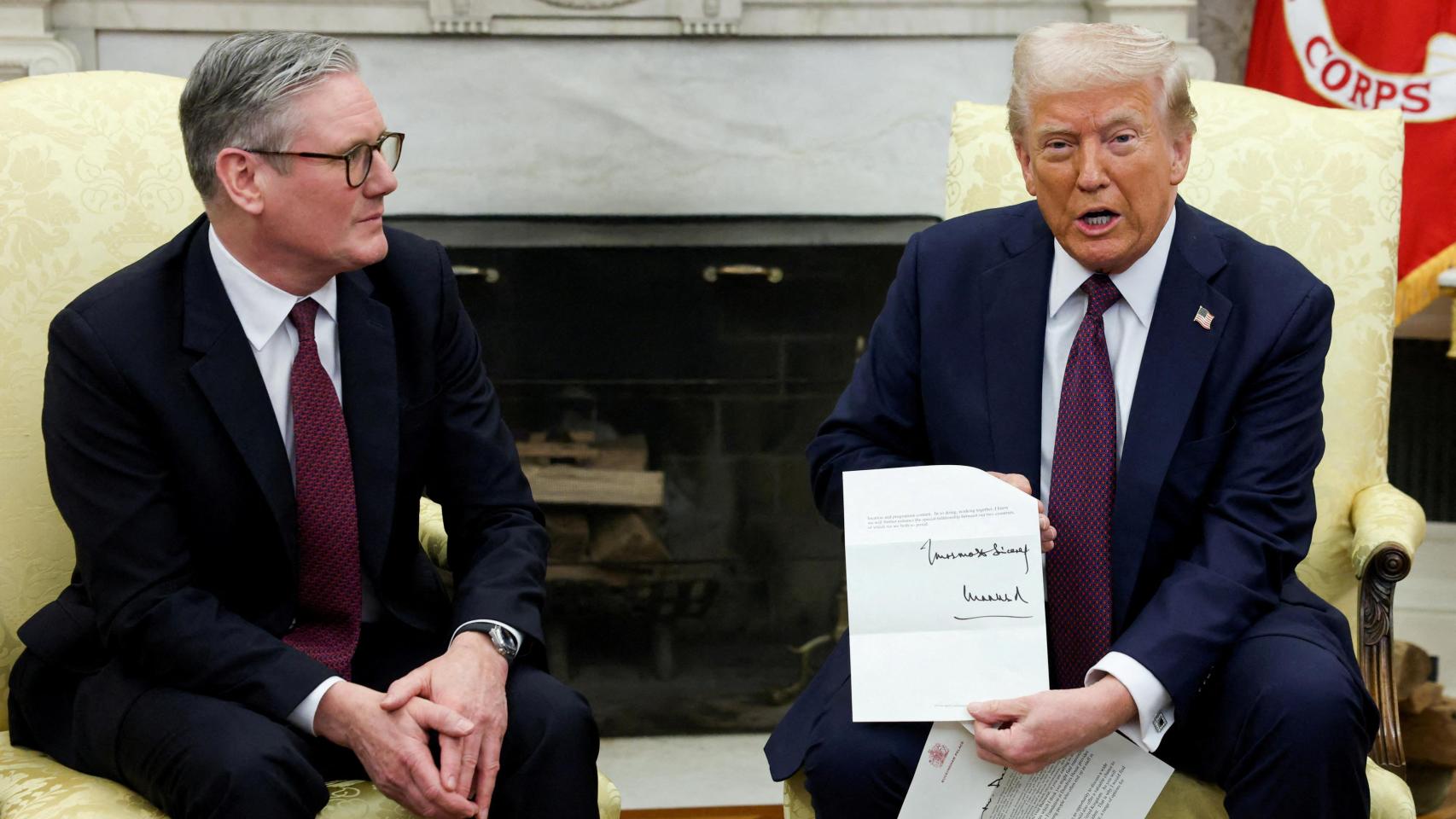 Trump anuncia un acuerdo comercial "completo y comprensivo" con Reino Unido sobre la guerra de aranceles