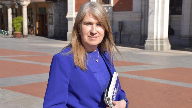 Ana Núñez Nava, directora de FACYL Cluster de Automoción y Movilidad de Castilla y León, durante una entrevista con El Español - Noticias de Castilla y León