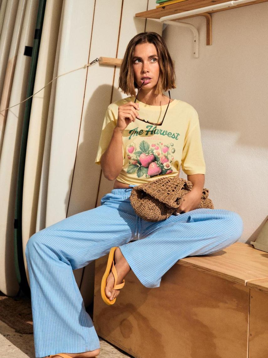 Carlota Weber, en una de las fotos de campaña.