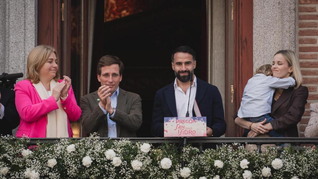 Dani Carvajal durante el pregón.