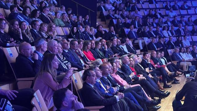 Los invitados, durante la gala.
