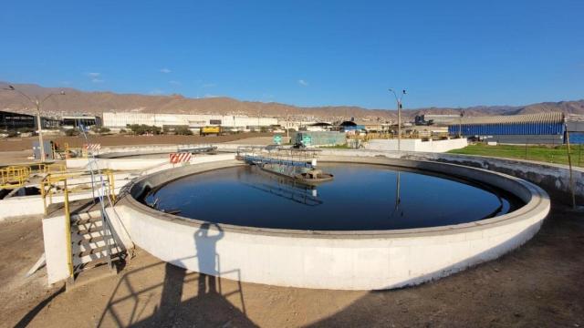 Planta de tratamiento de agua en Chile.