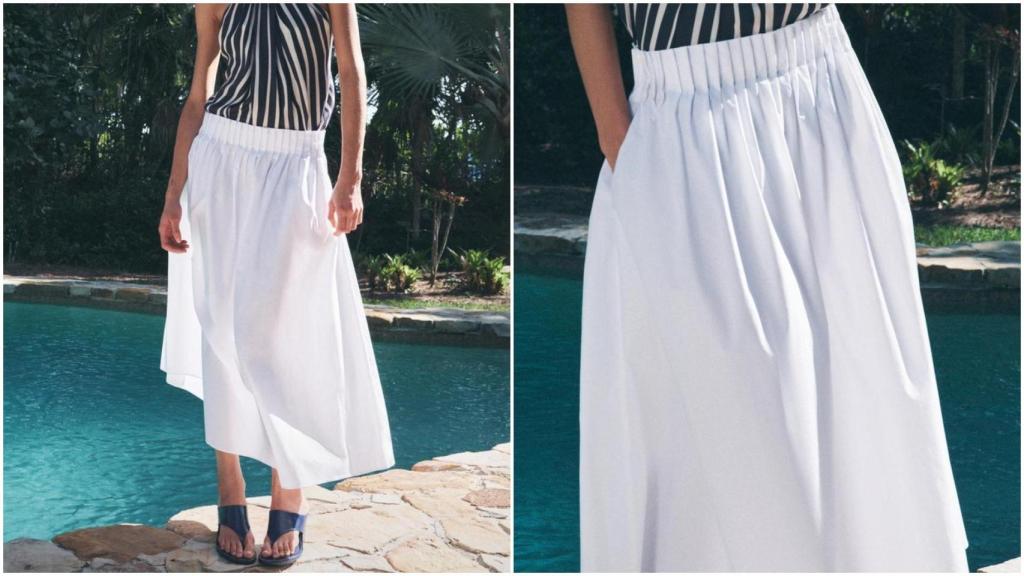 Falda midi de Zara. Ref: 2731/101/251